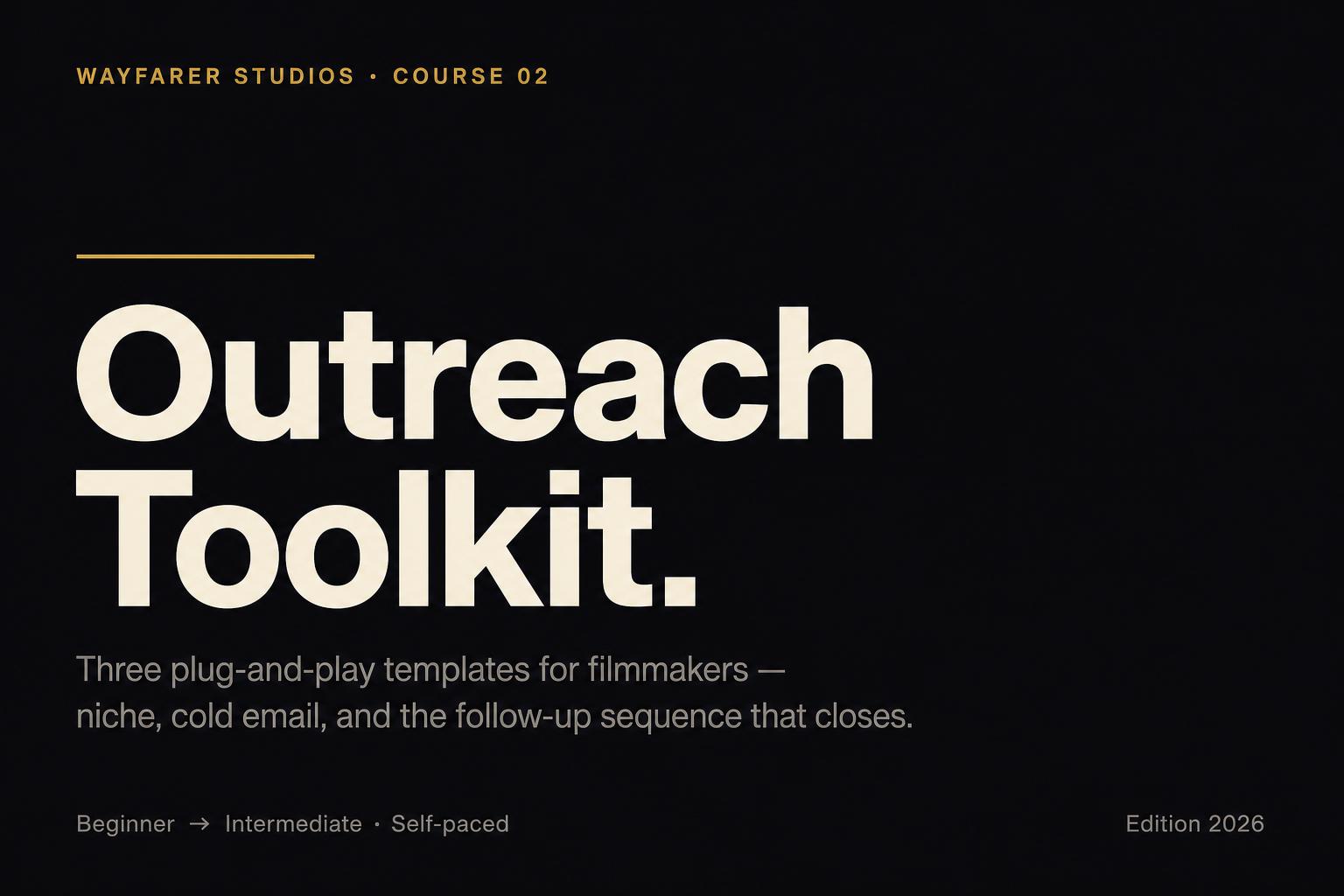 Outreach Toolkit